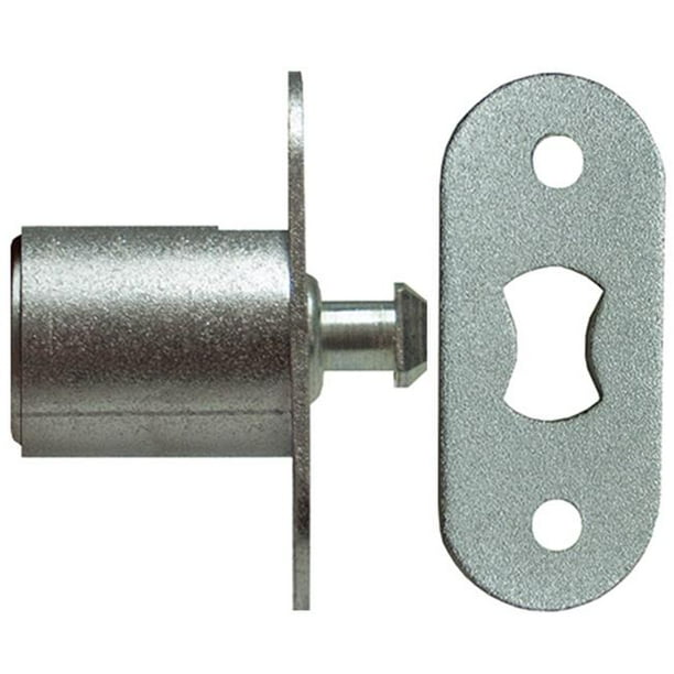 Sentry Supply 650-9252 Slide Lock Keeper Pack of 1 Satin 7/8 Inch Hole Centers Stamped Stainless Steel Sentry Supply 650-9252 Slide Lock Keeper Pack of 1 Satin 7/8 Inch Hole Centers Stamped Stainless Steel
